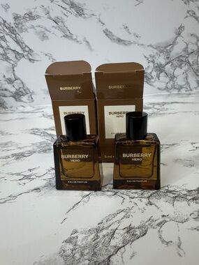 NWT Burberry Hero EDP duo
0.16oz  x 2
Never used 
Still in box 
100% authentic
